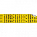 Foglio n. 60 numeri autoadesivi G/N numeri da 0 a 9
