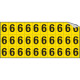 Foglio n. 30 etichette autoadesive G/N numeri "6/9"