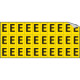 Foglio n. 30 etichette adesive G/N lettera E