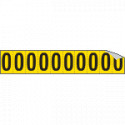 Foglio n. 10 etichette autoadesive G/N numero 0
