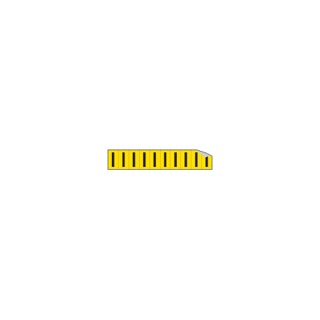 Foglio n. 10 etichette adesive G/N lettera I