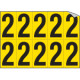 Foglio n. 10 numeri autoadesivi G/N numero 2