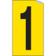 Foglio n. 1 numeri autoadesivi G/N numero 1