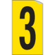 Foglio n. 1 numeri autoadesivi G/N numero 3