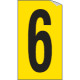 Foglio n. 1 numeri autoadesivi G/N numero 6 o 9