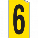 Foglio n. 1 numeri autoadesivi G/N numero 6 o 9