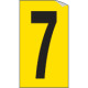 Foglio n. 1 numeri autoadesivi G/N numero 7
