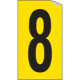Foglio n. 1 numeri autoadesivi G/N numero 8
