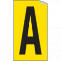 Foglio n. 1 etichette adesive G/N lettera A