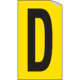 Foglio n. 1 etichette adesive G/N lettera D
