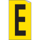 Foglio n. 1 etichette adesive G/N lettera E