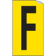 Foglio n. 1 etichette adesive G/N lettera F