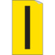 Foglio n. 1 etichette adesive G/N lettera I