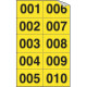 Numeri autoadesivi in kit numeri da n. 001-500