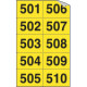 Numeri autoadesivi in kit numeri da n. 501-999