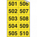 Numeri autoadesivi in kit numeri da n. 501-999
