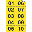 Numeri autoadesivi in kit numeri da n. 01-99