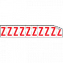 Foglio n. 10 etichette adesive B/R lettra Z