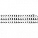 Foglio n. 60 numeri autoadesivi B/N numero 4