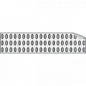 Foglio n. 60 numeri autoadesivi B/N numero 0