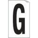 Foglio n. 1 etichetta autoadesiva B/N lettera G