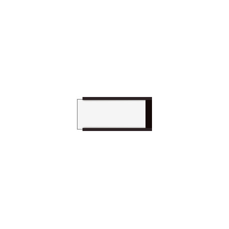 Etichette magnetiche 75x30 con cartoncino scrivibile