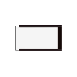 Etichette magnetiche 75x40 con cartoncino scrivibile