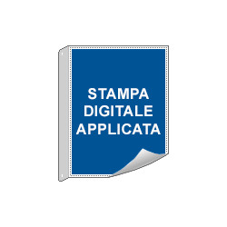Supporto bifacciale flessibile 175x250 con stampa digitale applicata