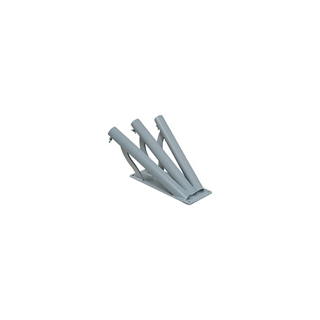 Supporto a muro a 3 posti per aste diametro mm 32