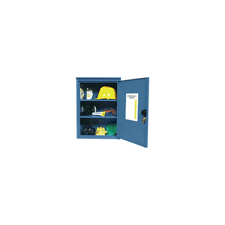 Armadio 1 anta per DPI verniciato colore blu