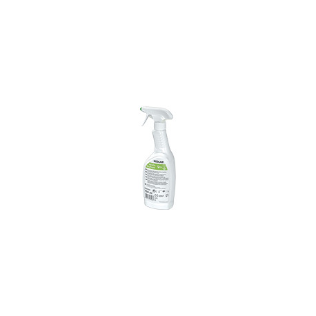 Disinfettante e detergente spray per D. P. I. e strum. lavoro EN16615