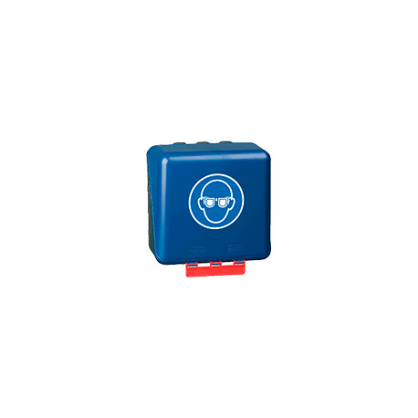 Custodia per 4 paia occhiali coperchio in ABS BLU