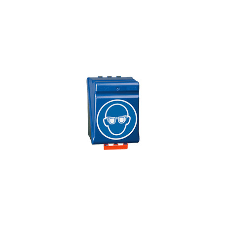 Custodia per 12 paia di occhiali coperchio ABS colore blu