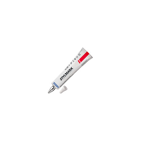 Vernice opaca in tubetto molto visibile colore BIANCO