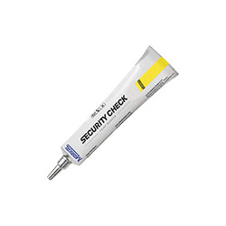 Vernice di sicurezza per viti in tubetto Security Check Point GIALLO