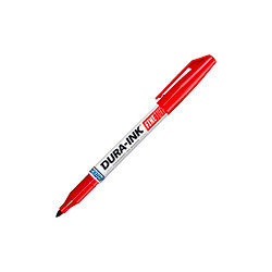 Pennarello industriale DURA INK punta fine mm 2 colore ROSSO