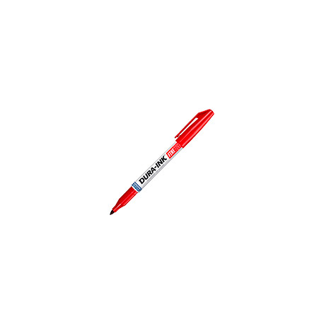 Pennarello industriale DURA INK punta fine mm 2 colore ROSSO
