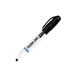 Pennarello industriale DURA INK punta a scalpello colore NERO