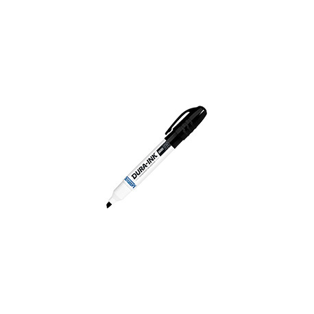Pennarello industriale DURA INK punta a scalpello colore NERO