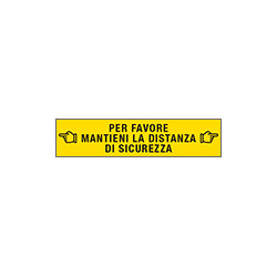 Confezione 10 pezzi Scritta adesiva Per favore. . .