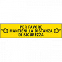 Confezione 10 pezzi Scritta adesiva Per favore. . .