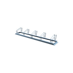 Portabiciclette zincato 5 posti