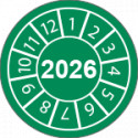 Fg. da 10 bollini identificazione 2026 VERDE