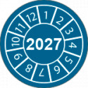 Fg. da 10 bollini identificazione 2027 BLU