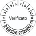 Fg. da 10 bollini identificaz. VERIFICATO