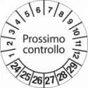 Fg. da 10 bollini identificaz. PROSS. CONTR