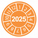 Confezione da 250 bollini datario anno 2025