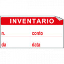 Foglio n. 10 etichetta adesiva 40x20 mm INVENTARIO