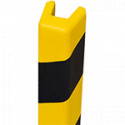 Paracolpi SAFE IN in Eva espansa con incavo larg. 28mm col. giallo/nero
