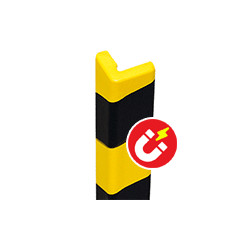 Paracolpi SAFE IN in Eva espansa ang. lato 27 mm giallo/nero magnetico